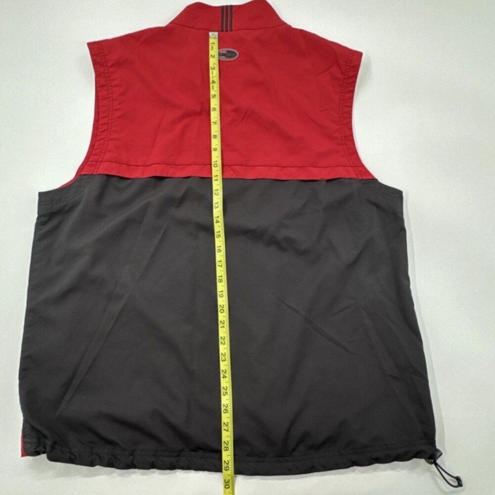 Adidas Windbreaker Vest Mens Large 1/4 Zip Pullover Golf Climaproof Mesh Lined - Picture 14 of 15